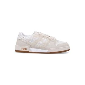 Fendi Ff Jacquard And Suede Match Sneakers - NWT